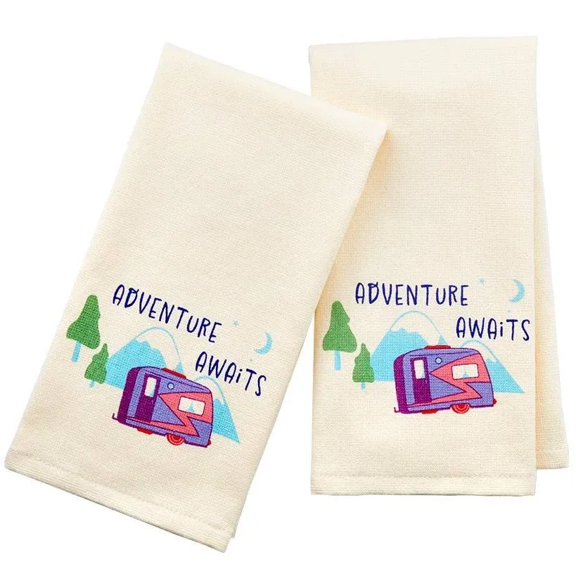 Adventure Awaits Bath Collection Set of 2 Hand Towels