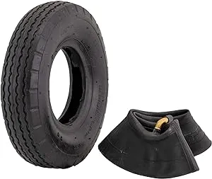 Marathon 2.80/2.50-4" Pneumatic (Air Filled) Hand Truck / Utility Cart Tire and Inner Tube