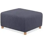 Taococo Ottoman Cover Rectangular Storage Ottoman Slipcovers Stretch Footrest Stool Covers