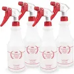 Uineko Plastic Spray Bottle 4 Pack