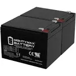 12V 12Ah Compatible Battery for 6-DZM-12 APC Scooter Medical - 2 Pack