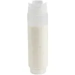 Plastic Squeeze Bottle - First In First Out - Inverted - With Refill And Dispensing Lids - Clear - 16oz. - 1 Count Box