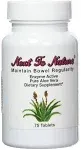 NEXT TO NATURE Tablets: Herbal Aid to Regularity, Pure Aloe Vera Dietary Supplement, 75 Tablets