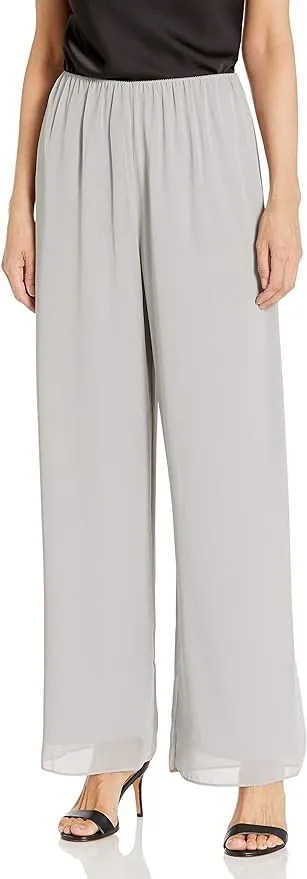 Alex Evenings Women's Full Length Straight Leg Dress Pant (Regular and Petite)