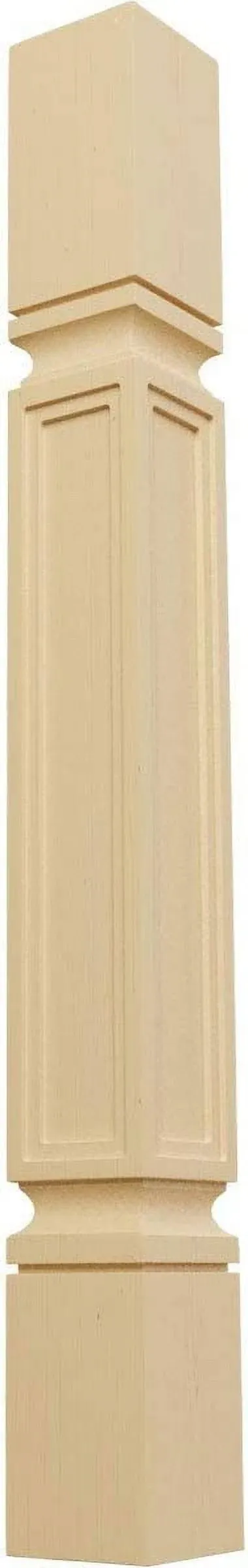 Ekena Millwork COL03X03X35KEAL 3 3/4-Inch W x 3 3/4-Inch D x 35 1/2-Inch H Kent Raised Panel Cabinet Column Alder