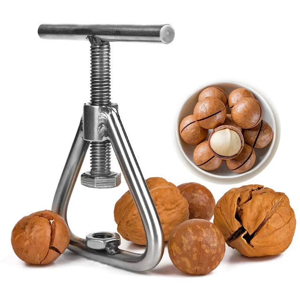 Nut crackers Tool for All Nuts, Heavy Duty Stainless Steel Pecan Walnut Plier Opener Tool for Black Walnut, Macadamia Nuts, Hazelnut, Almonds,Pecan,Walnuts