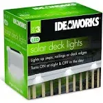 Ideaworks Solar Deck Step Lights Set of 3