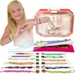 IQKidz Friendship Bracelet Maker Kit - Making Bracelets Craft Toys for Girls 