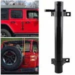 for Jeep Flag Mount, Flagpole Holder Bracket JL Flag Mount and Pole Tail Gate Flagpole Mount with CB Antenna Base Compatible with Jeep Wrangler JK