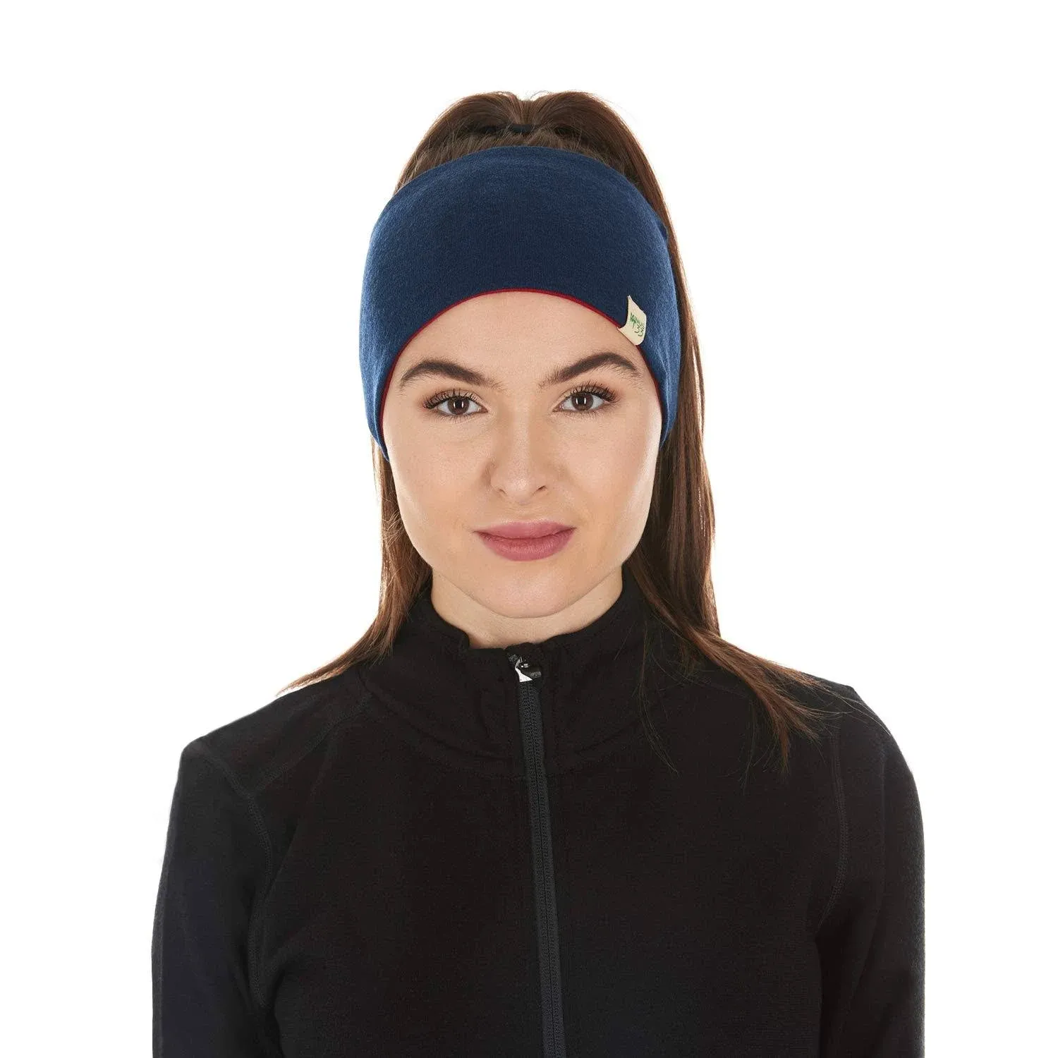 Minus33 Merino Wool Clothing Midweight Wool Reversible Headband