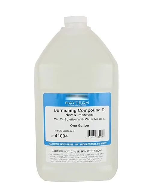 Raytech 41004R Compound Solution, D, 1 gal.