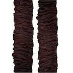 Cord & Chain Cover, 6.5 feet, 2 Pack Silk-Type Fabric, Hook-and-Loop Strip Close- Use for Chandelier, Lighting, Wires (Chocolate)