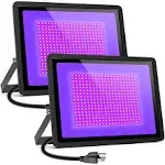 HWaySoul Black Lights 500W LED Black Flood Light with Plug(6ft Cable) for Bod...