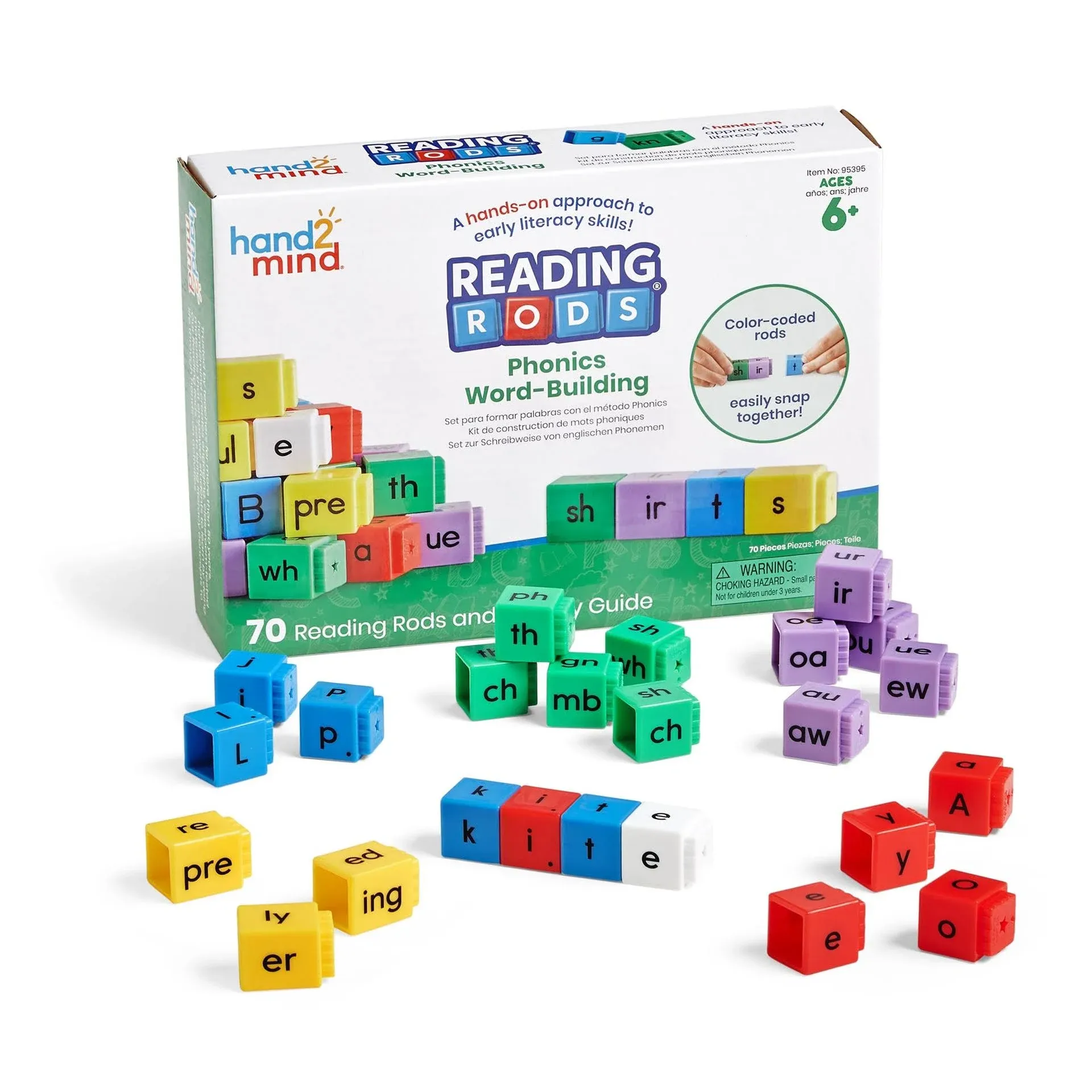 hand2mind Reading Rods Beginning Sight Words