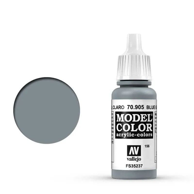 Vallejo Blue Grey Pale Model Color 17ml Acrylic Paint 70.905