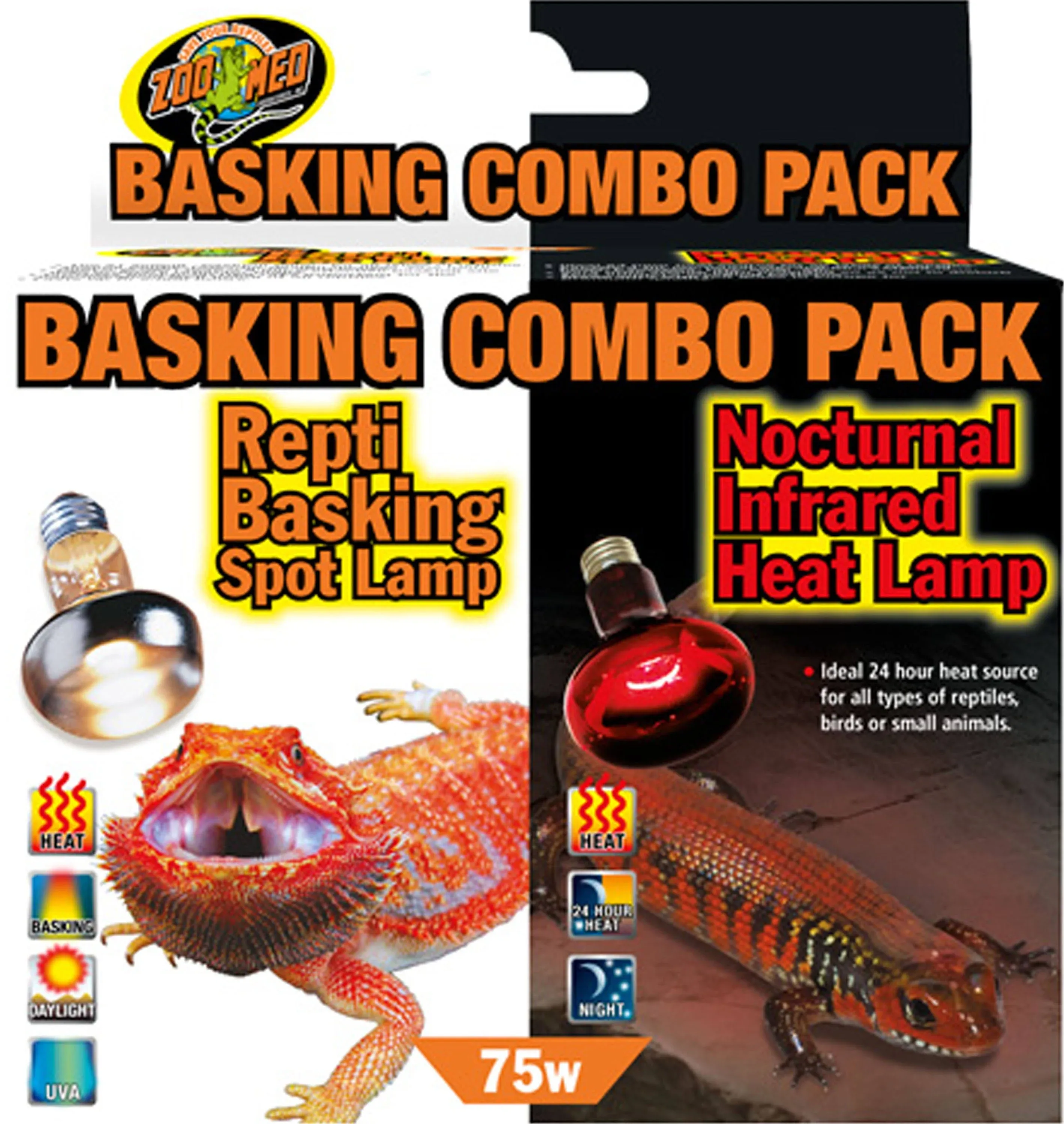 Zoo Med Day and Night Reptile Basking Combo Pack