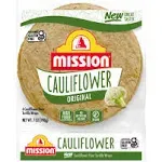 Get It Boxed Mission Gluten Free Cauliflower Soft Taco Tortillas, High Fiber, 6 Count - 2 Packs