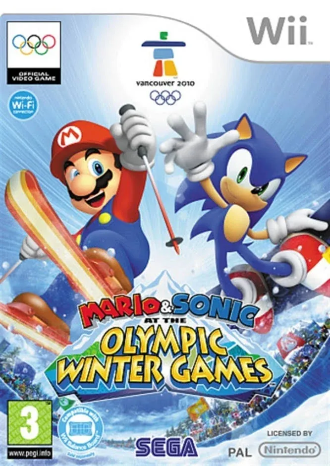 Mario &amp; Sonic at the Olympic Winter Games - Nintendo Wii - BNIB *Factory Sealed