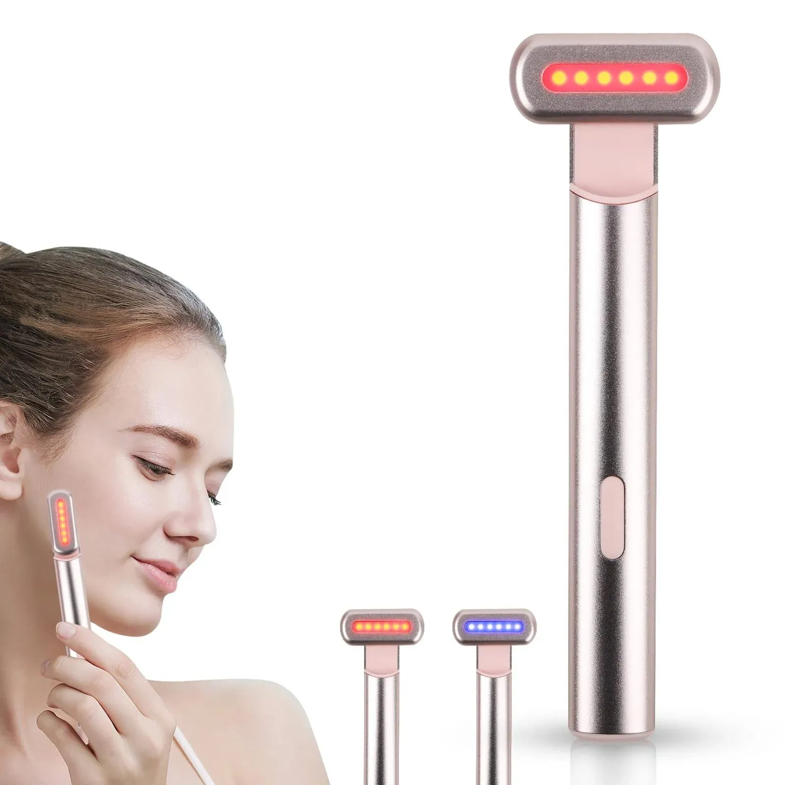 Beauty Facial Light Wand (Pink)