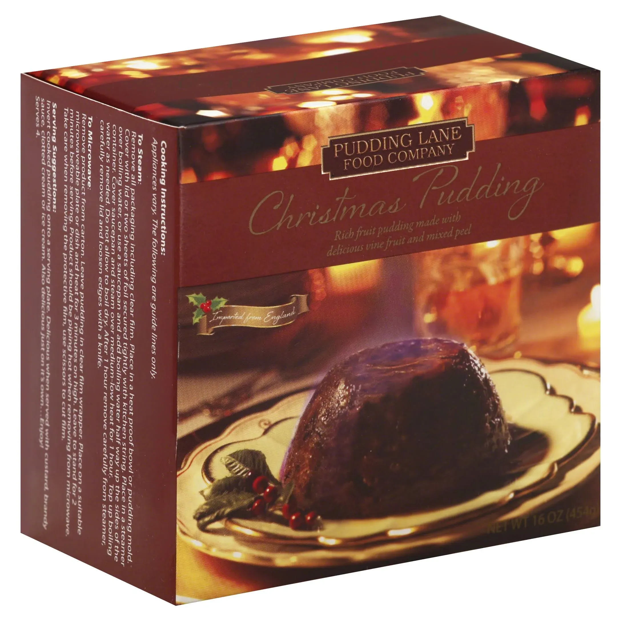 Traditional English Christmas Fruitcake in Gift Box Imported from England