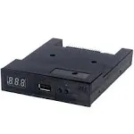 SFR1M44-U100 3.5 Inch 1.44MB USB SSD Floppy Drive Emulator Black