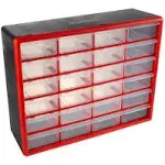 24 Drawer Storage Cabinet- Compartment Plastic Organizer- Desktop