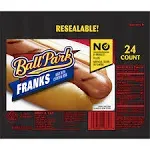 Ball Park Beef Hot Dogs, Original Length, 24 Count (Club Pack)