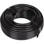 Raindrip 016010T 1/4-Inch Drip Irrigation Supply Tubing, 100-Foot., for Drip Irrigation, Drip Emitters, Irrigation Parts, Systems, Black Polyethylene 