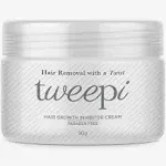 Tweepi Permanent Hair Removal Cream - Hair Growth Inhibitor for Men & Women - Permanent Body & Face Hair Removal - Modern Day Ant Egg Cream Alternativ