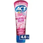 Act Kids Toothpaste, Bubble Gum Blowout - 4.6 oz