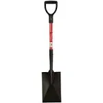 Emsco Group 1257-1 Workforce Tools Spade Garden Shovel, 28", Red/Black