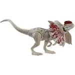 Mattel Jurassic World Fierce Force Dilophosaurus Action Figure New In Box