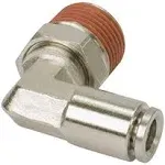 Viair 1/8 inch NPT(M) to 1/4 inch Airline 90 Degree Swivel Elbow Fitting (4 Pcs) Dot Approved 11444