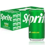 Sprite Soda, Lemon-Lime, Mini, 10 Pack - 10 pack, 7.5 fl oz cans