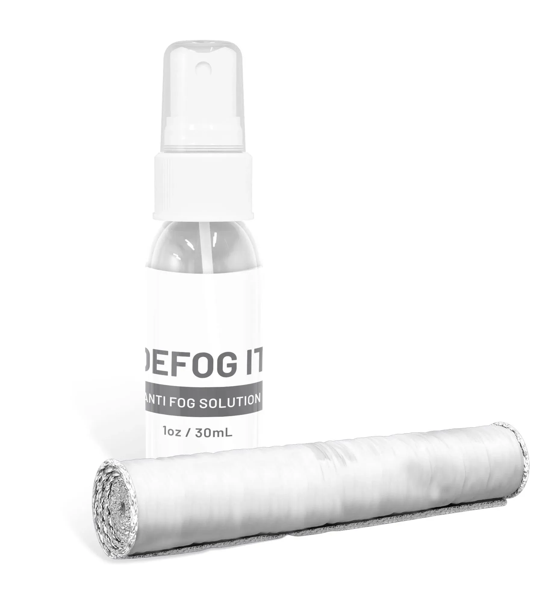 Defog It Anti Fog Spray Travel Kit, 1 oz Spray Bottle (300 Uses), Microfiber ...