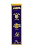 Los Angeles Lakers 8" x 32" Heritage Banner