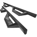 TAC Sidewinder Running Boards for 15-24 Ford F150/17-24 Super Duty Super Cab BLK