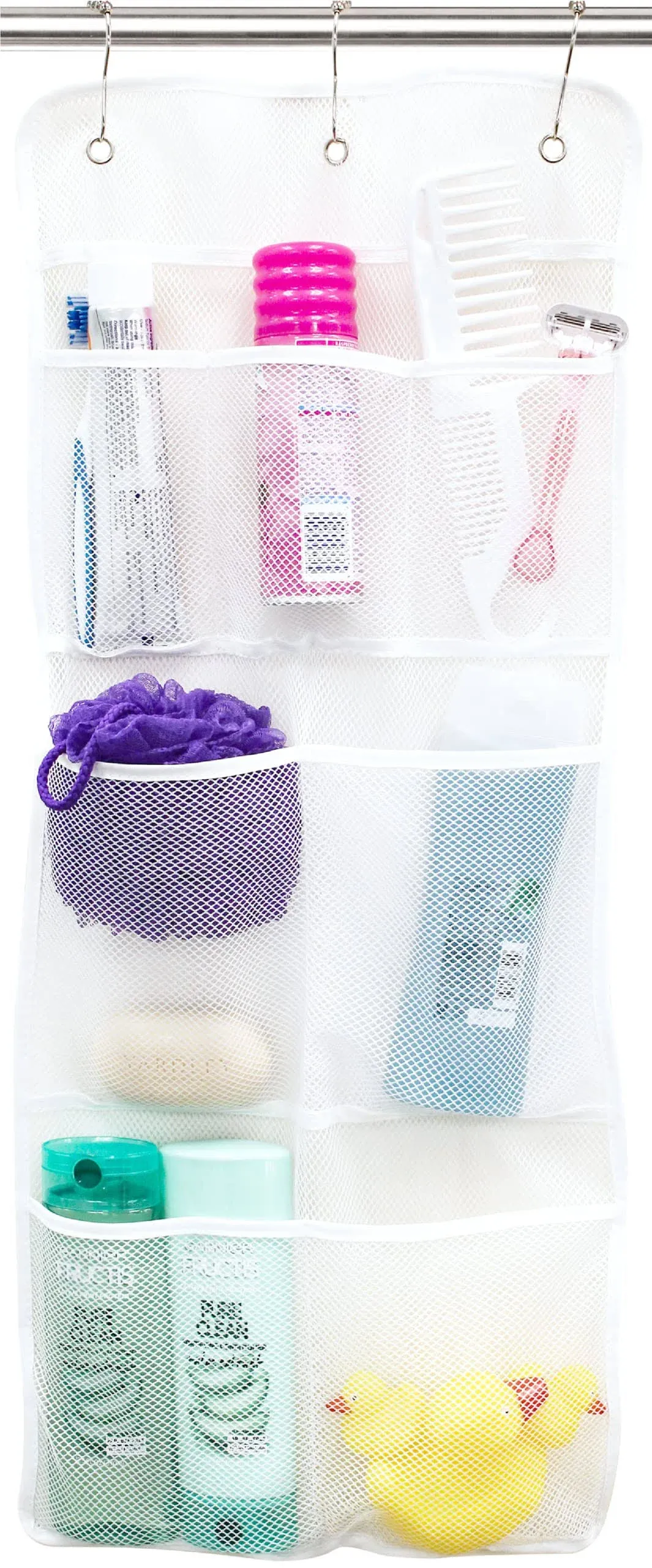 Shower Organizer Shower Caddy or Bathroom Organizer with Quick Drying Mesh 