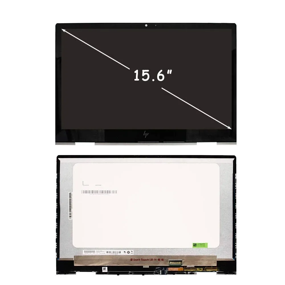 Screen Replacement for HP Envy X360 15M-DR 15M-DR1011DX 15M-DR1012DX 15M-DR0011DX 15M-DR0012DX 15.6" FHD LED LCD Display Touch Screen Digitizer Assembly w/ Touch Control Board + Bezel