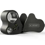 AC Infinity Jewelers Loupe, Pocket Magnifying Glass with LED Light & Dual Lenses