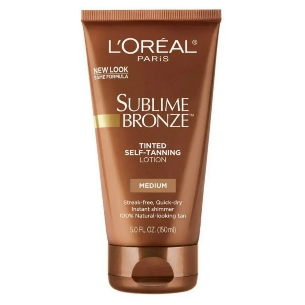 L&#039;Oreal Paris Sublime Bronze Tinted Self Tanning Lotion, Medium Natural Tan 5 Oz