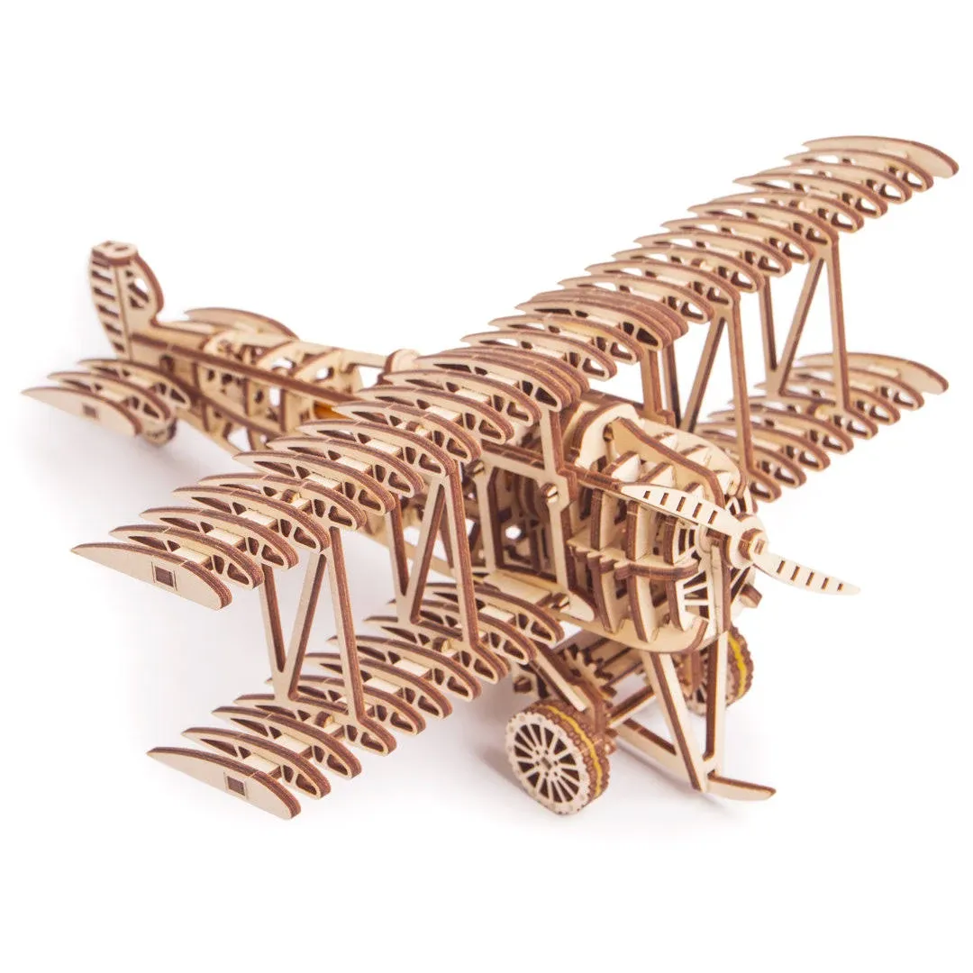 Wood Trick Plane Model Kit - 3D Wooden Puzzle