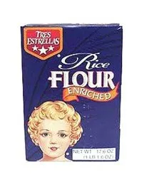 Tres Estrellas Rice Flour - 17.6 oz box