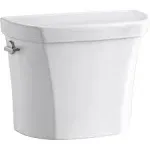 KOHLER K-4458-0 Wellworth Dual-Flush Toilet Tank, One Size, White