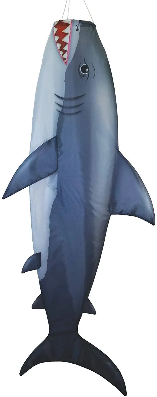 WINDSOCK--48" Shark  Windsock, Diva, Spinner by In the Breeze