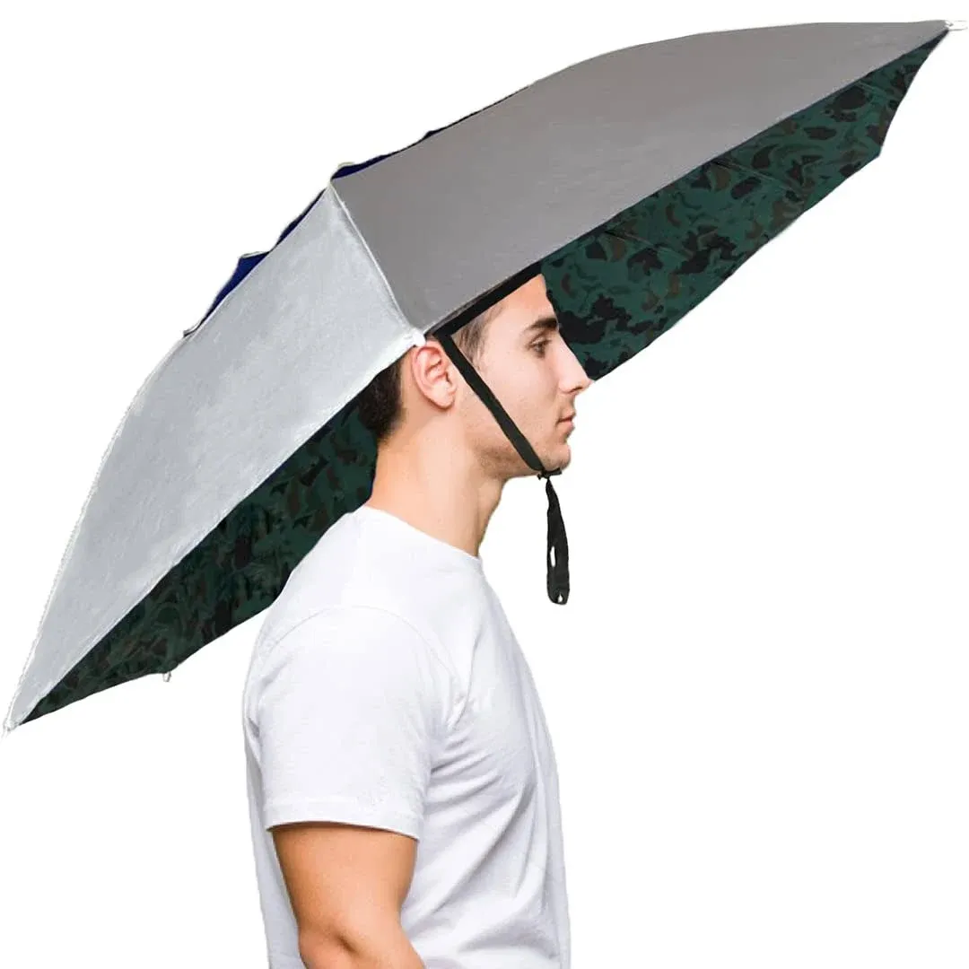 Mifashion Umbrella Hat for Golfsilver-Cam<wbr/>ouflage Large