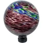 Illuminarie Plum Swirl Gazing Globe 10 inch