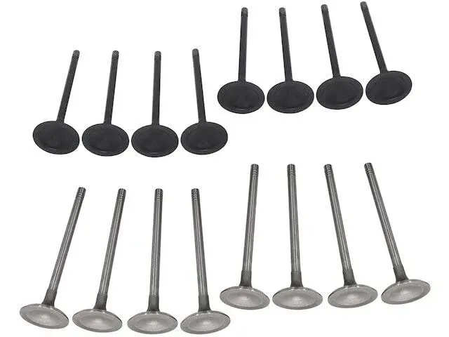 Marketplace Auto Parts Intake and Exhaust Valve Kit - 16 Piece - Compatible with ...