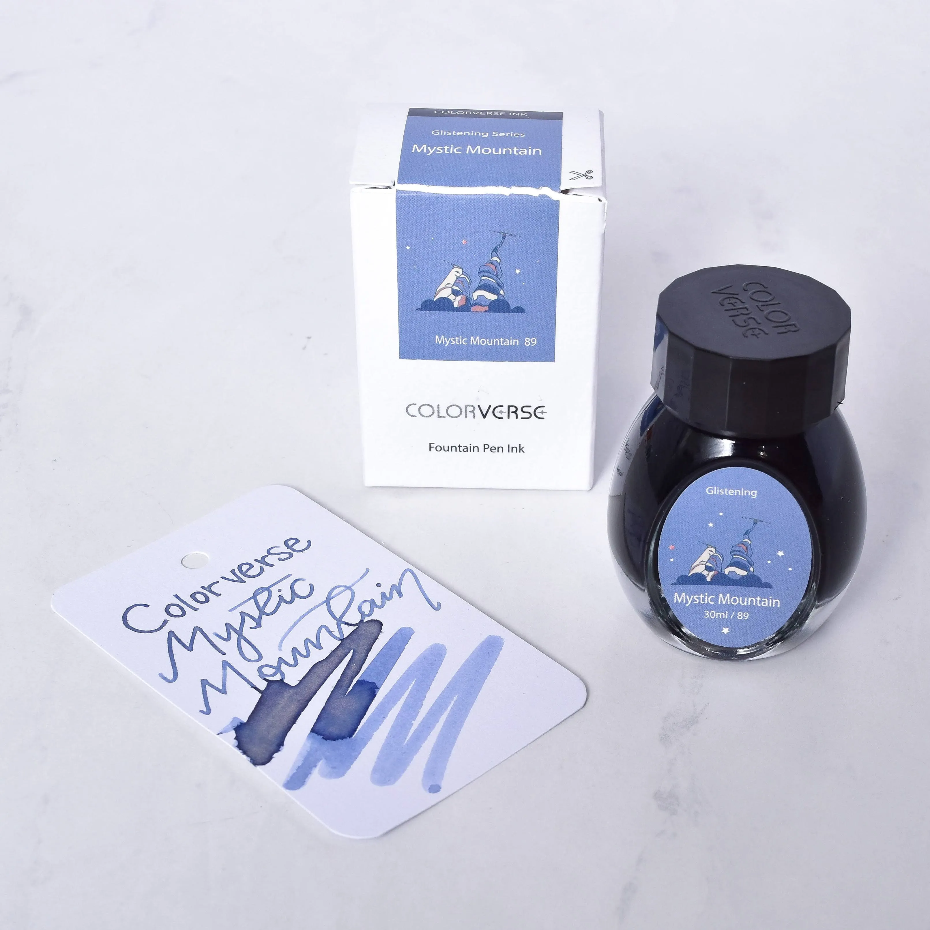 Colorverse Ink - Season 7 Glistening Series - No. 89, Mystic Mountain (30ml) Fountain Pen Ink