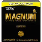 Trojan Magnum Lubricated Condoms